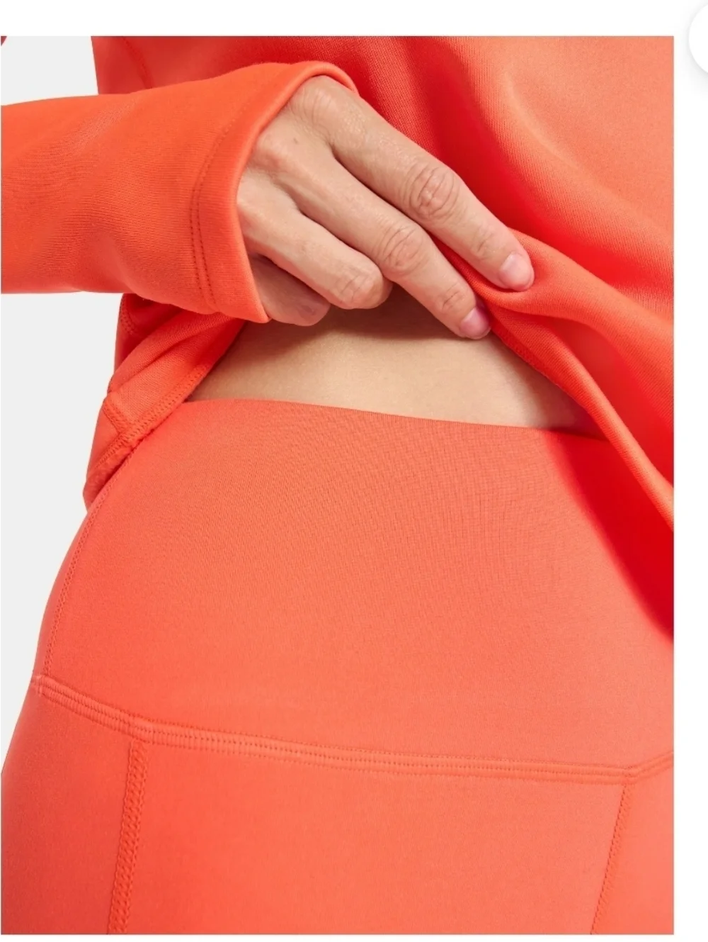 Orange Performance Base Layer Leggings.  B2